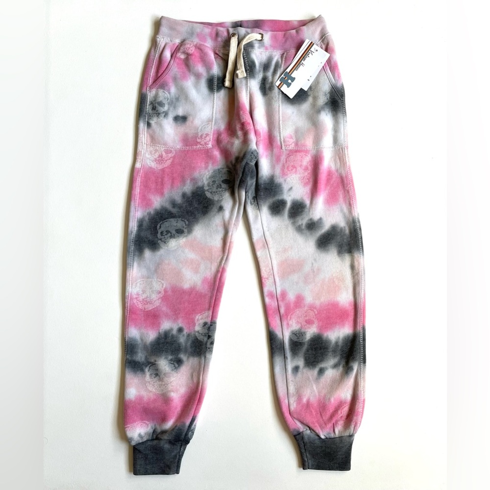 Vintage Havana Pink and Black Tie-Dye Joggers